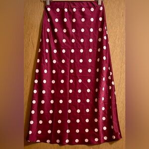 Francesca’s polka dot skirt